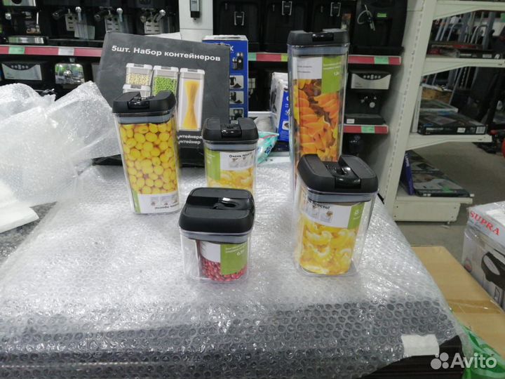 Контейнеры для еды, круп и продуктов 5 шт