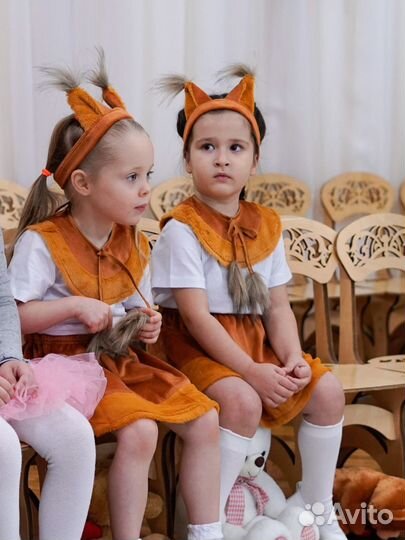 Костюм белки для девочки