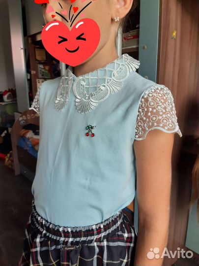 Блузка школьная