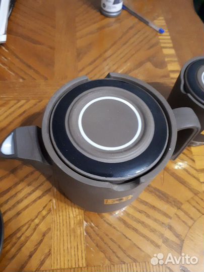 Глиняный чайно - кофейный сервиз