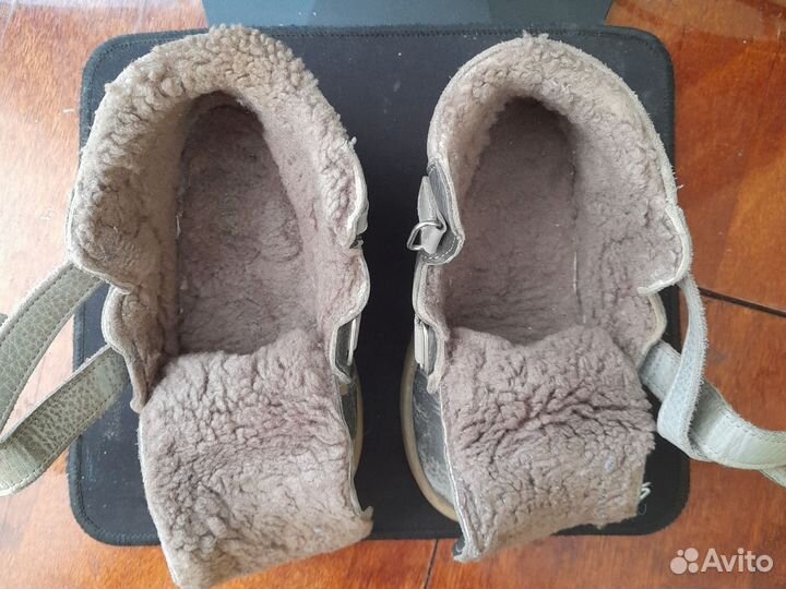 Ортопедические детские зимние кожаные ботинки