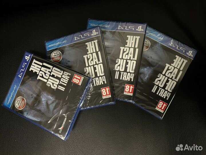 Диски на ps4 The last of us part 2