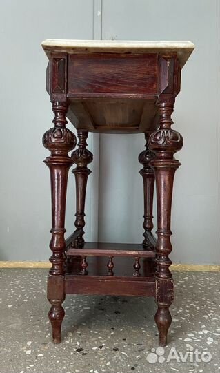 Столик самоварный с мраморной столешницей