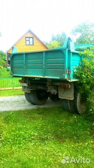 Песок на самосвале ЗИЛ