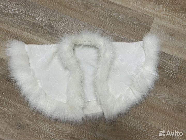 Меховая накидка детская, болеро на праздник