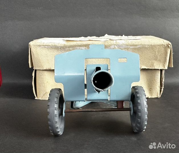 Пушка железная СССР с коробкой