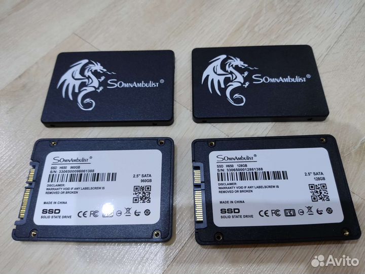 Жесткий диск SSD 128-1000Gb