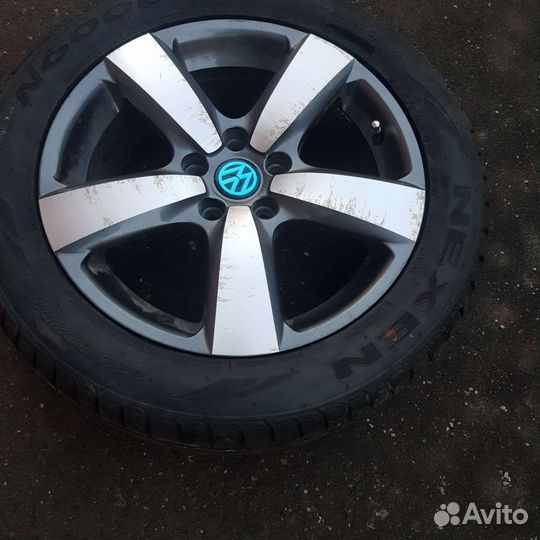 Диск Wolksvagen r17 и шина Nexen N6000 225/50 R17
