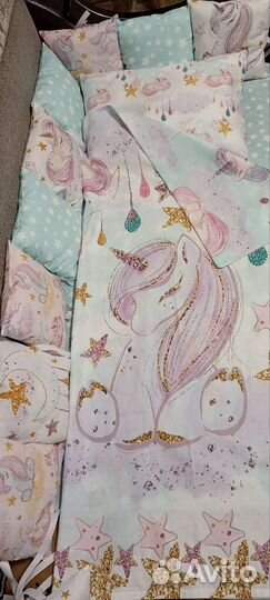 Бортики в кроватку новые