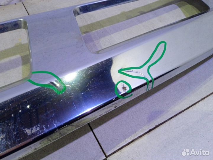 Накладка юбки переднего бампера