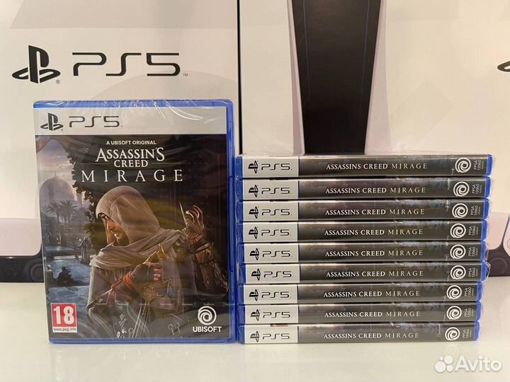 Диск Assassins Creed Mirage PS5