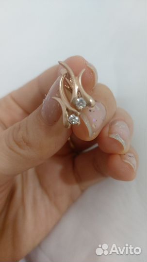 Серьги с бриллиантами