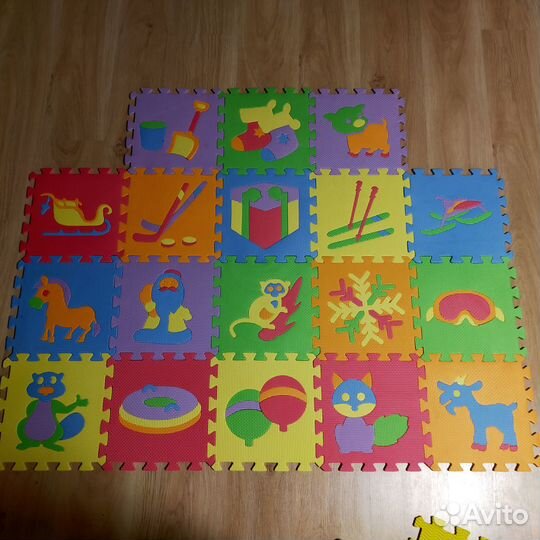 Детский коврик-пазл