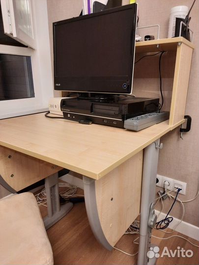 Растущая парта Дэми,тумба,стелаж + стул в подарок