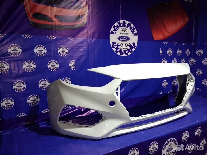 Бампер передний Hyundai Solaris 2(17) новый Белый