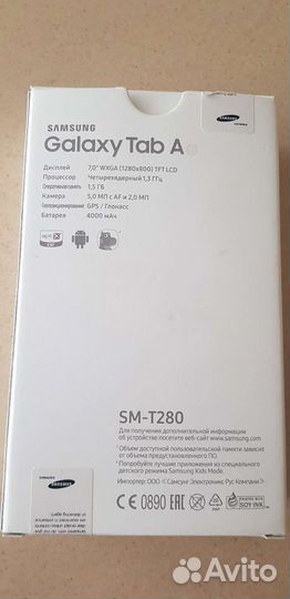 Планшет samsung galaxy tab a6