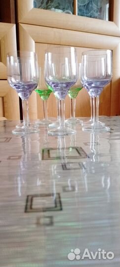 Стеклянные фужеры СССР