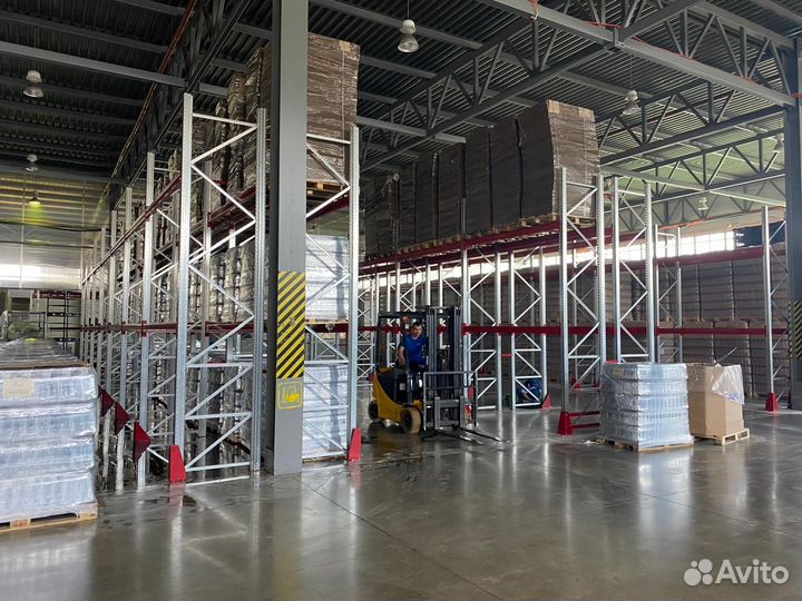 Стеллажи складские паллетные от 3х до 12 м