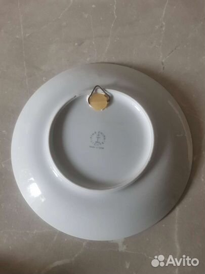 Коллекционная фарфоровая тарелка ГДР