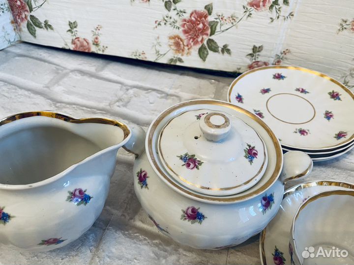 Дфз Вербилки 50-е чайный сервиз