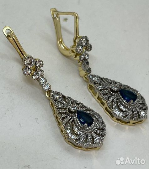 Серьги с кольцом