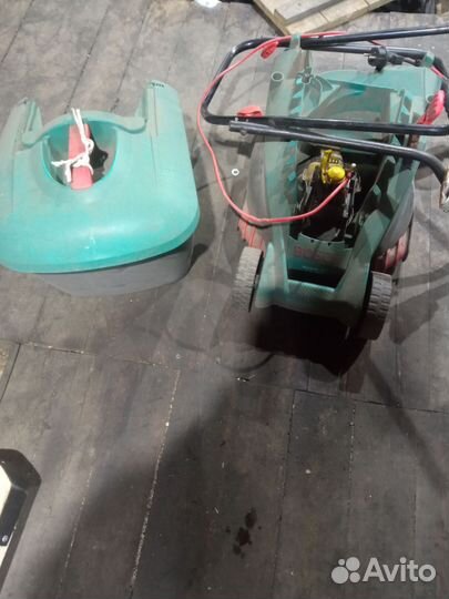 Газонокосилка электрическая bosch