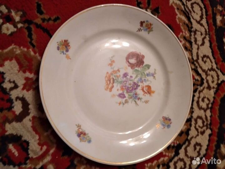 Тарелки, фарфор, фз Пролетарий Новгород, СССР