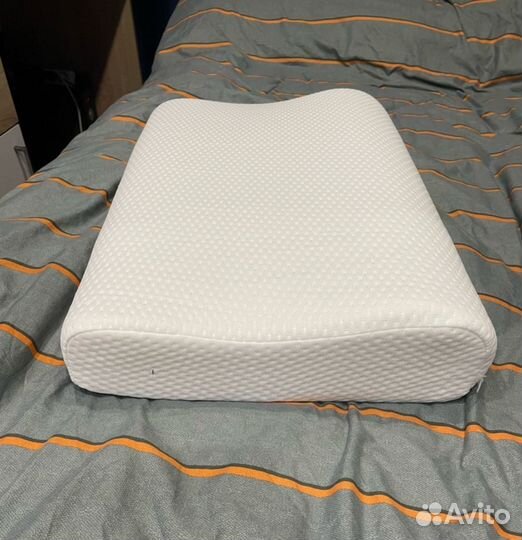 Ортопедическая массажная подушка с памятью 34*54см