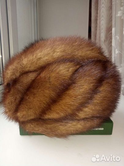 Шапка норковая /Берет норковый (размер 58-60)