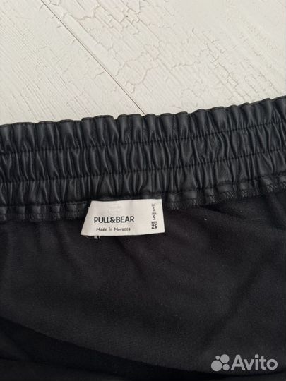 Юбка кожаная pull & bear S