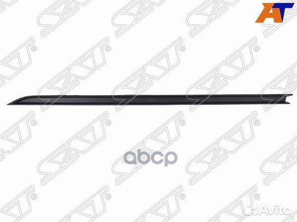 Молдинг бампера Volkswagen Passat 14-20 (Спереди