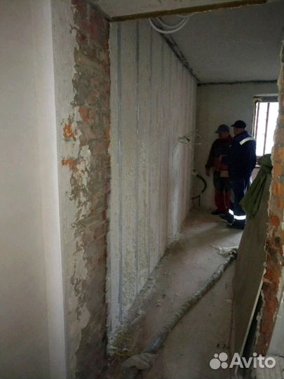 Утепление пеной