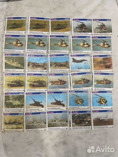 Вкладыши от жвачек