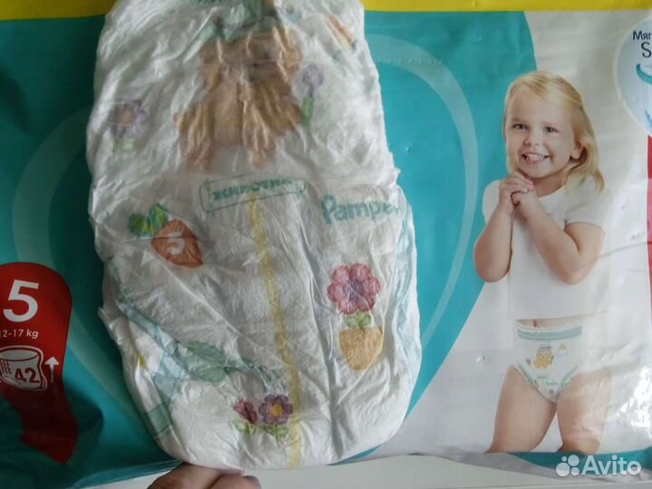 Подгузники трусики pampers 5