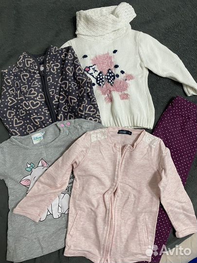 Пакет вещей для девочки от 80 см