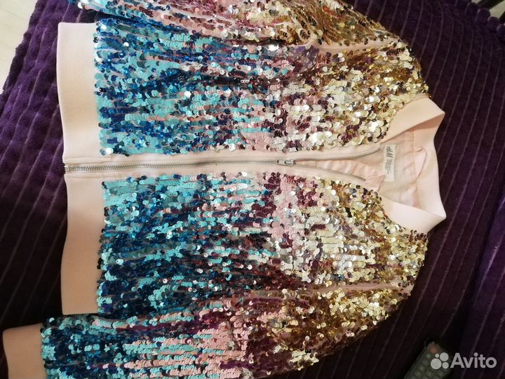 Бомбер детский для девочки