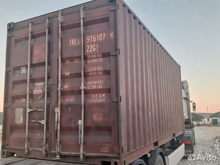 Контейнера 20 футов 40 футов