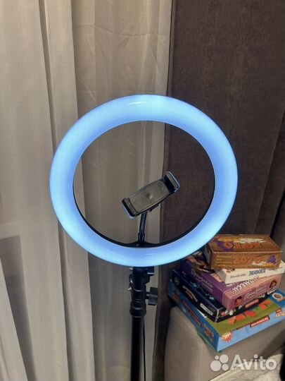 Кольцевая лампа бу