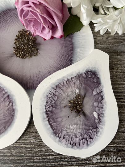 Сервировочный набор из эпоксидной смолы