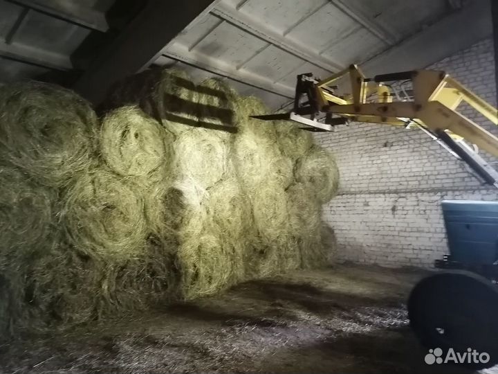 Сенаж и сено в рулонах