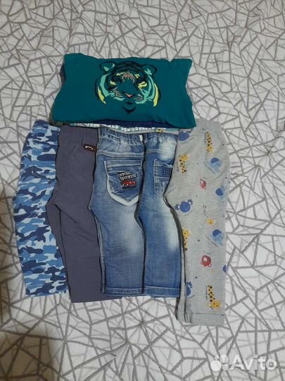 Пакет фирменных вещей на мальчика 80-86 размер