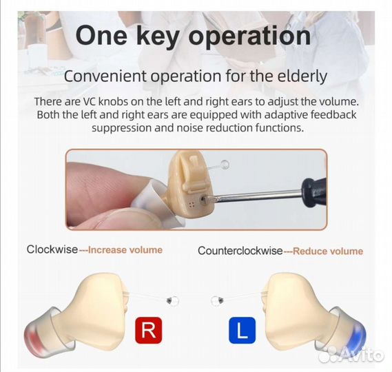 Mini CIC слуховой аппарат