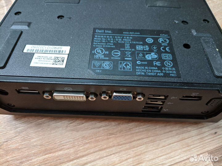 Док станция dell K09A, PR02X