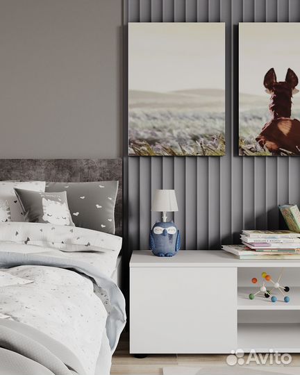 Тумба под тв белая