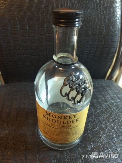Бутылка из-под виски Monkey Shoulder
