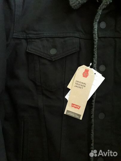 Джинсовая куртка шерпа оригинал Levi's