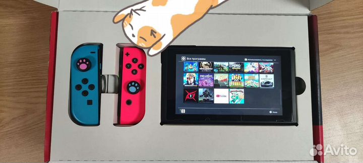 Nintendo switch/79 игр/стекло