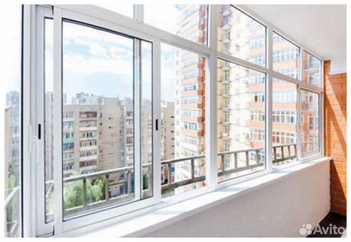 Окна алюминиевые под ключ