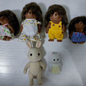 Sylvanian families,сельвания фемелис,котёнок,ежи