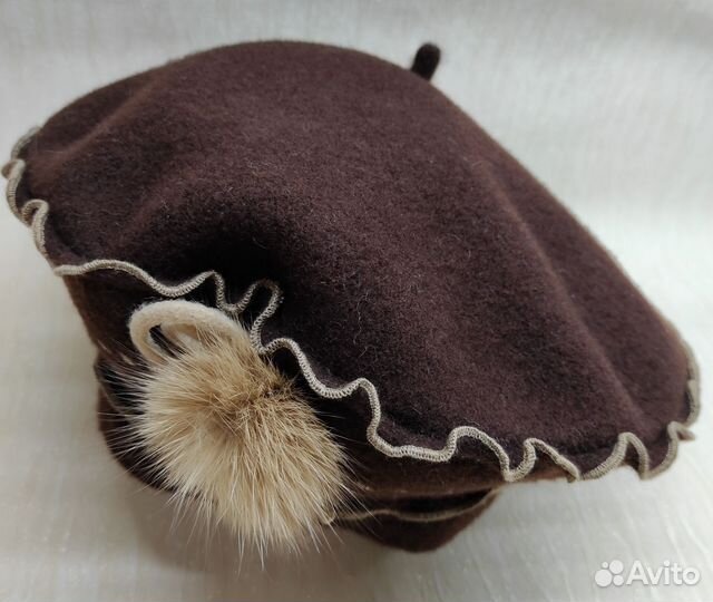 Берет женский шерстяной